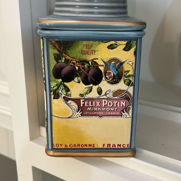 Vintage Label Lidded Jar - Picture 2 of 6